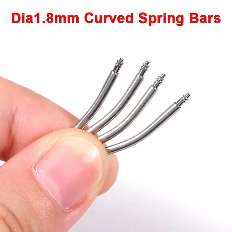 直径1.8mmの湾曲スプリングバーリンクピン、18mm/19 - Curved Spring Bar のレビューと価格