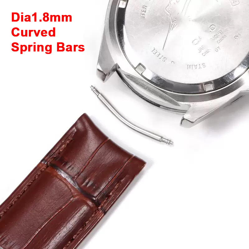 直径1.8mmの湾曲スプリングバーリンクピン、18mm/19 - Curved Spring Bar のレビューと価格