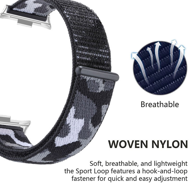Xiaomi Mi Watch 4用ナイロンストラップ,カモ - Sport Loop Velcro のレビューと価格