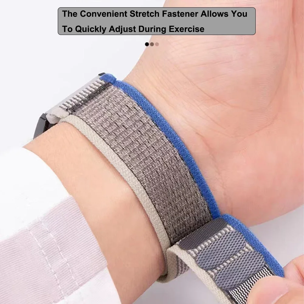 20/22mmトレイルループウォッチバンド CMF by N - Sport Loop Velcro のレビューと価格